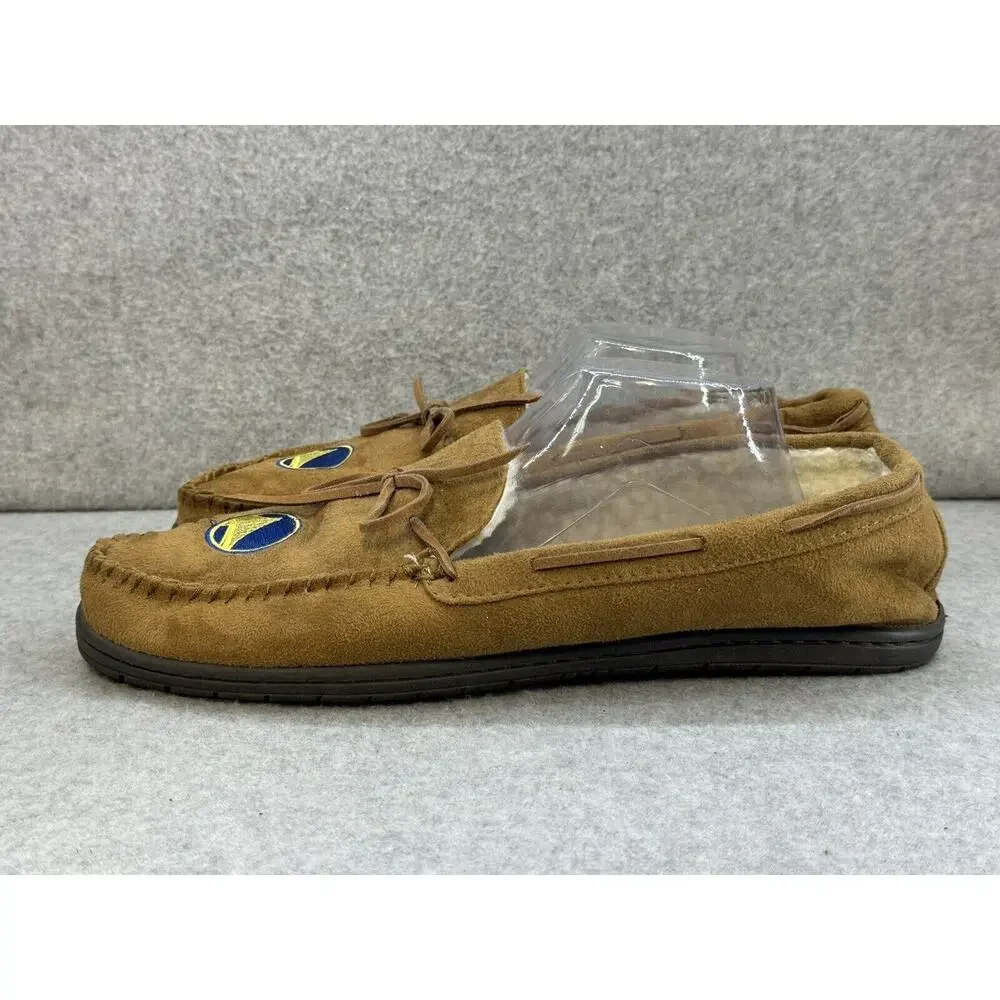 Golden State Warriors NBA Moccasin Slipper Tan Size XL